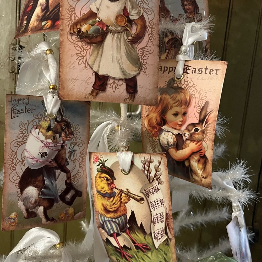 Vintage Kathryn Clarke Easter Hanging Decor - Picture 7 of 16